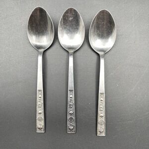 Rogers Century House Japan Stainless Tablespoons Lot 3‎ Serving Soup Spoons